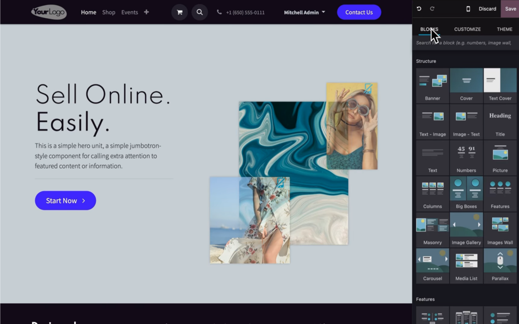 Odoo Web Sitesi Oluşturma Aracı